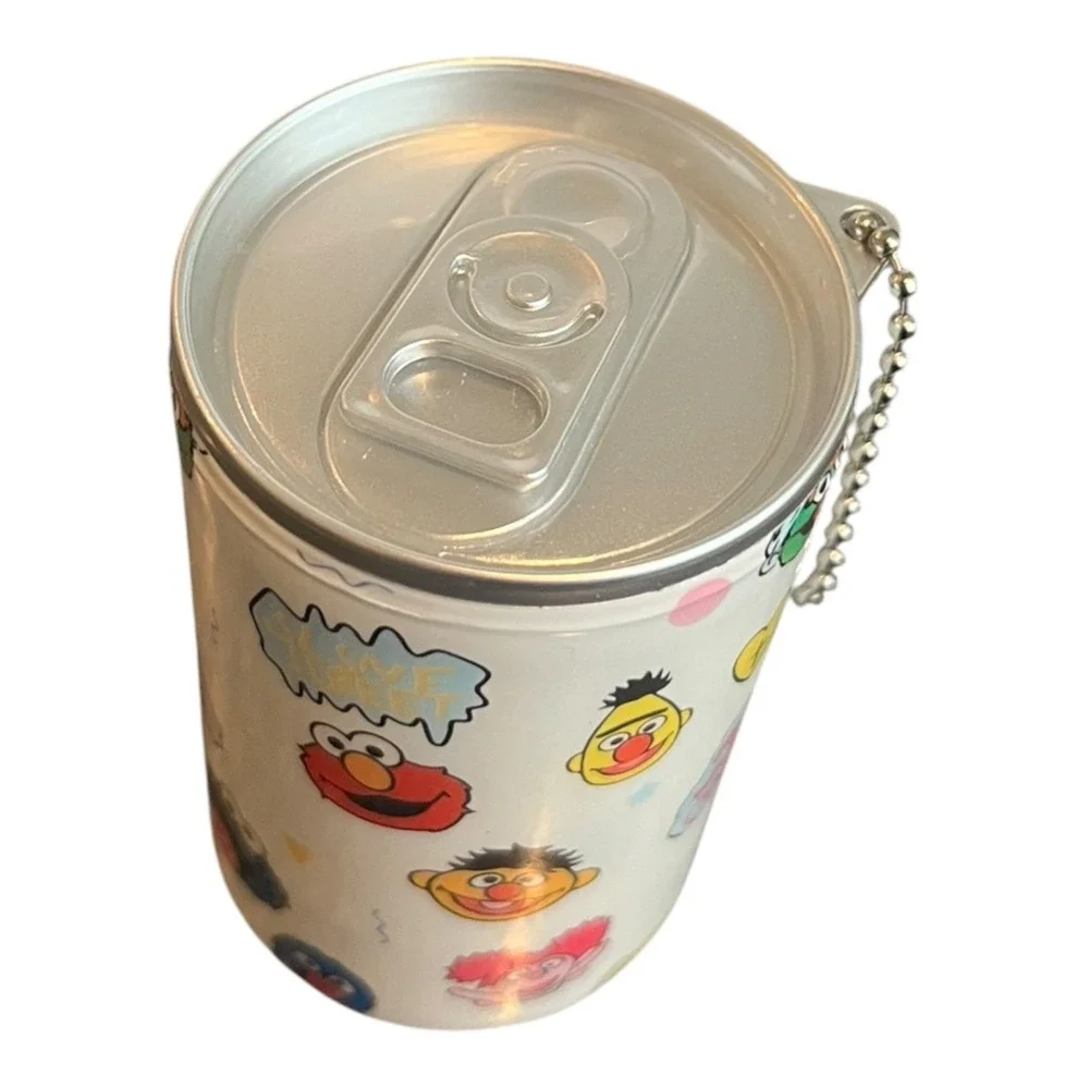 Sesame Street Characters Mini Wet Wipes 30ct Keychain Canister 70x140mm